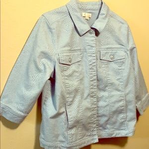 Denim &company blue L blue jacket